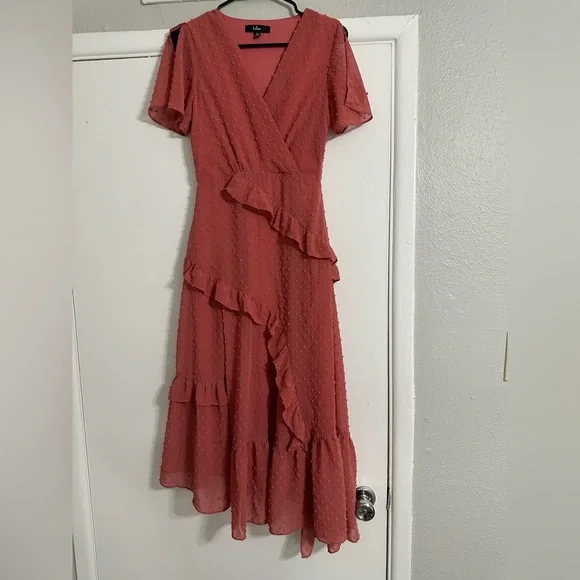Lulus Pink Ruffle Dress - Picture 4 of 6
